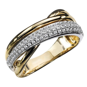 Popular Dazzling AAA+ Cubic Zirconia Diamonds High Quality Cross Ring - The Jewellery Supermarket